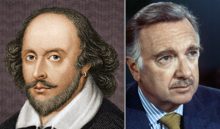 William Shakespeare and Walter Cronkite